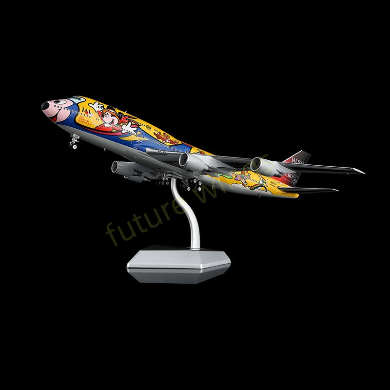 1:200 SQ Wings Japan Airlines JAL B747-400 "NO.6" JA8084 Diecast Aircraft Model