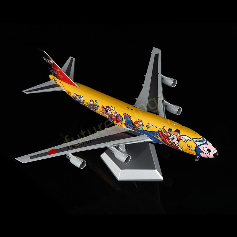 1:200 SQ Wings Japan Airlines JAL B747-400 "NO.6" JA8084 Diecast Aircraft Model