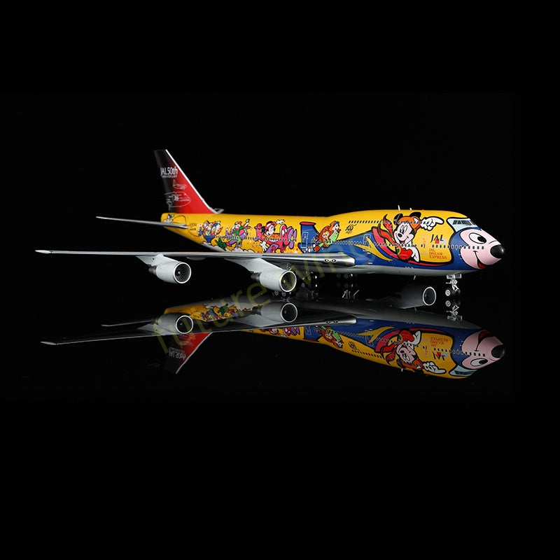 1:200 SQ Wings Japan Airlines JAL B747-400 "NO.6" JA8084 Diecast Aircraft Model