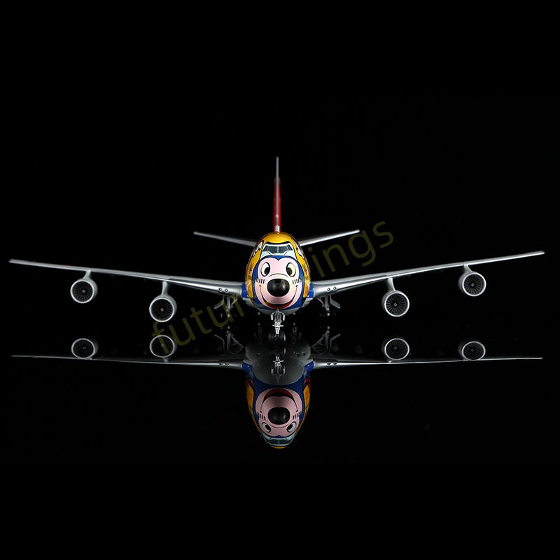 1:200 SQ Wings Japan Airlines JAL B747-400 "NO.6" JA8084 Diecast Aircraft Model