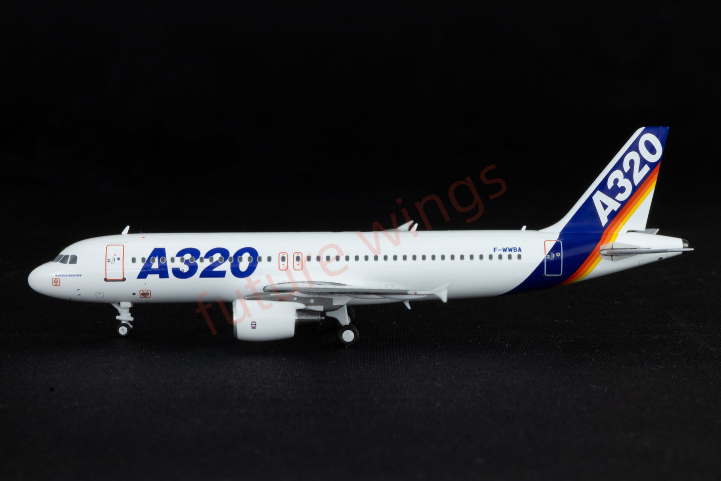 1:400 Kylin Models Airbus House Color A320 F-WWBA Aircraft Model+Free Tractor