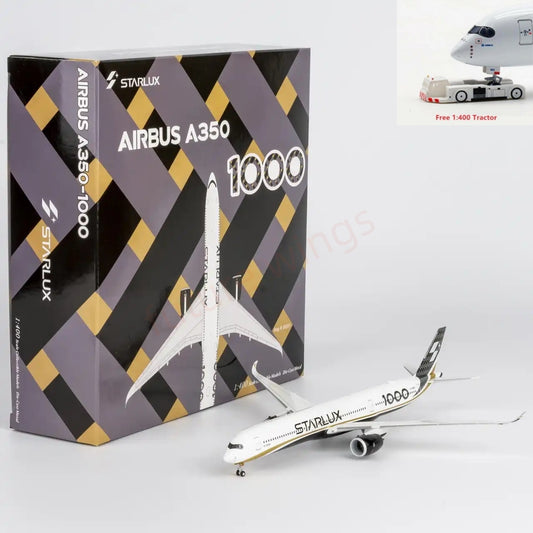 1:400 NG Models NG57026 StarLux Airlines A350-1000 B-58551 Aircraft Model+Free Tractor