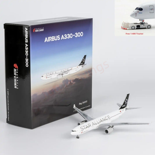 1:400 NG Models NG62081 Air China A330-300 B-6101 "Star Alliance" Aircraft Model+Free Tractor