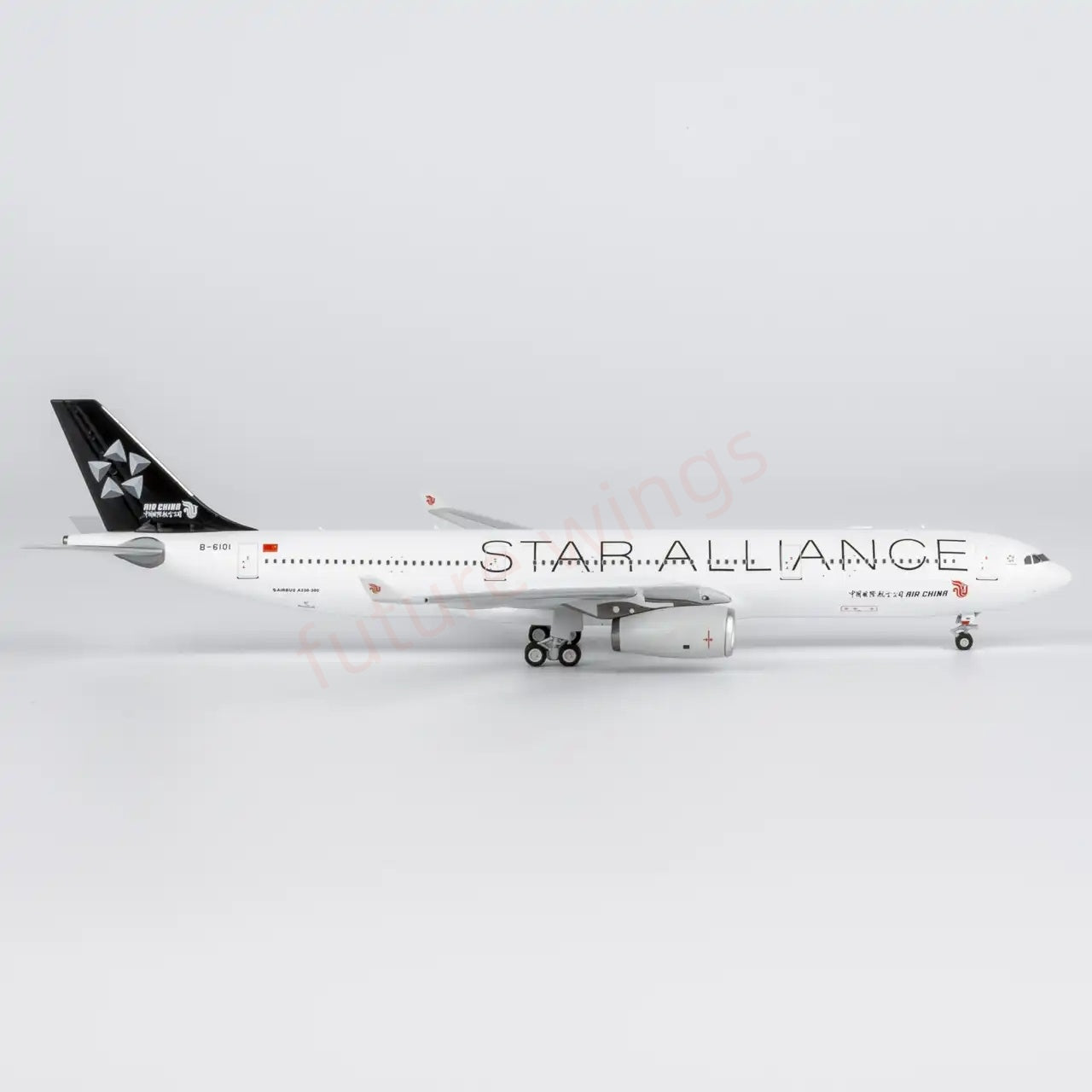 1:400 NG Models NG62081 Air China A330-300 B-6101 "Star Alliance" Aircraft Model+Free Tractor