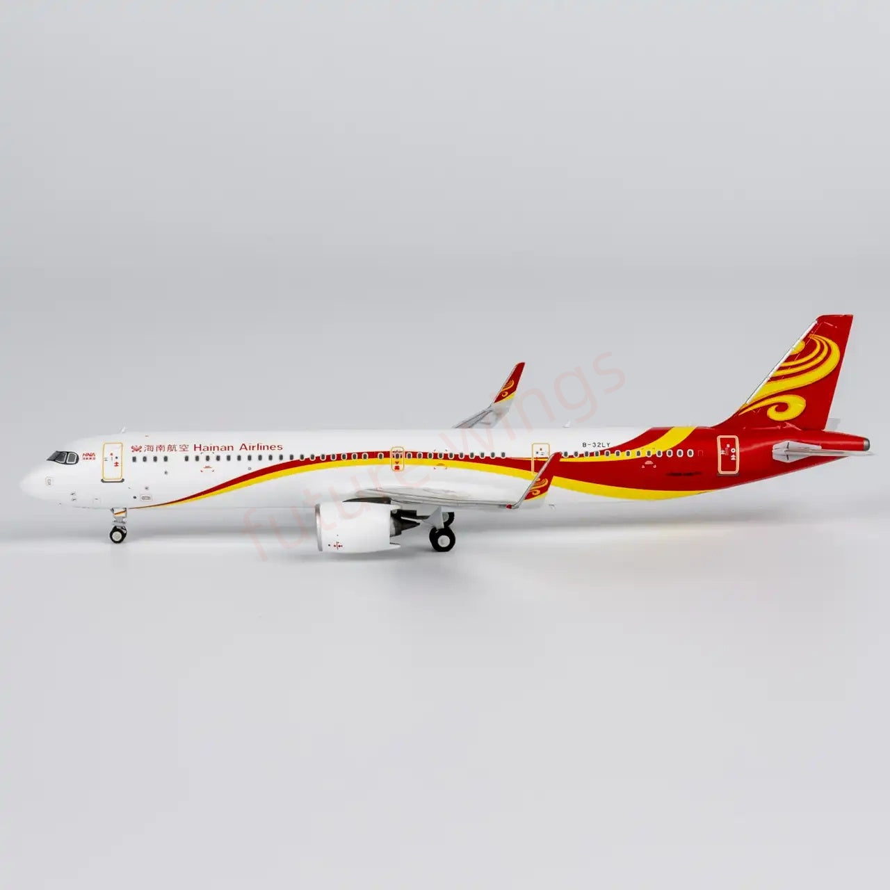 1:400 NG Models NG13135 Hainan Airlines A321neo B-32LY Aircraft Model+Free Tractor
