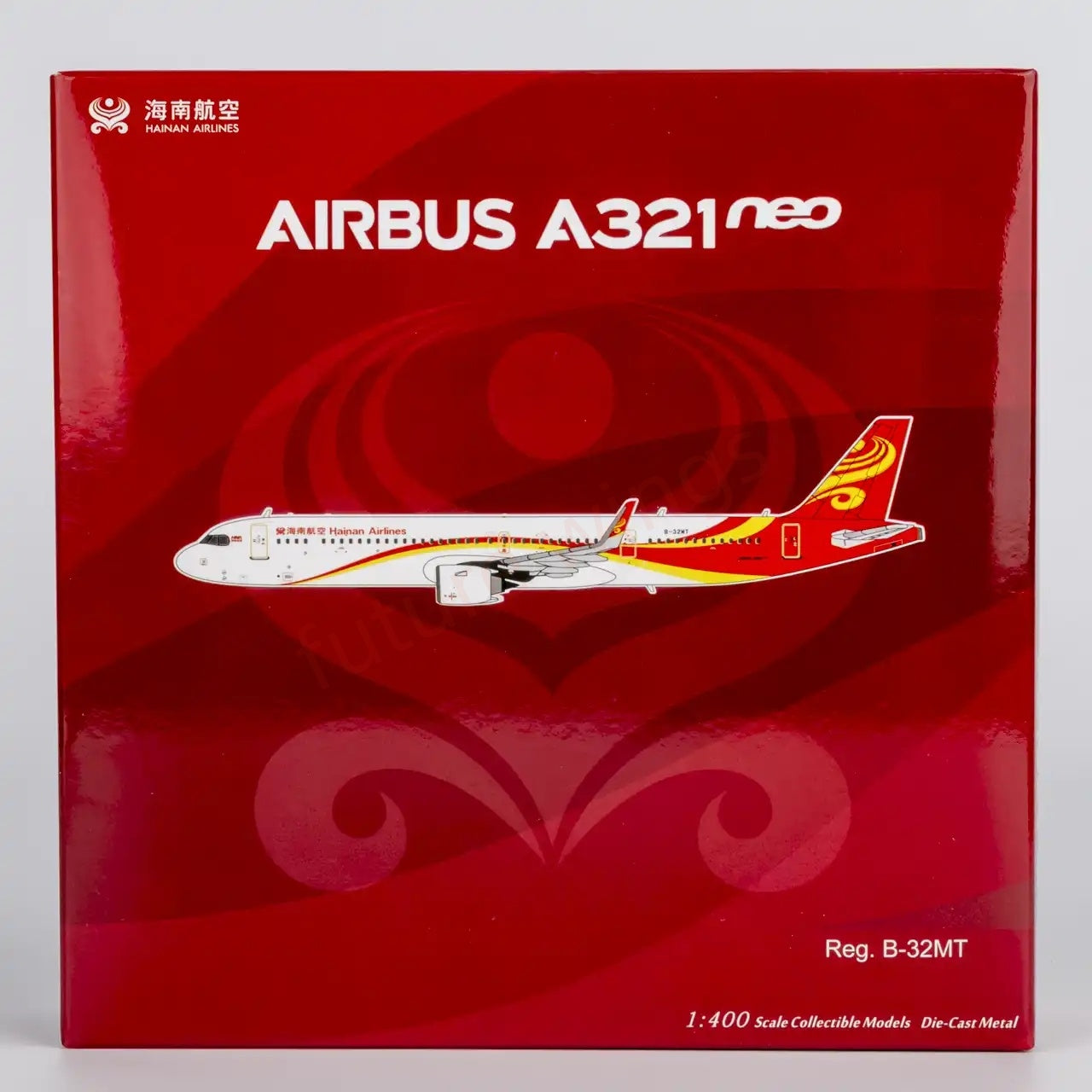 1:400 NG Models NG13136 Hainan Airlines A321neo B-32MT Aircraft Model+Free Tractor