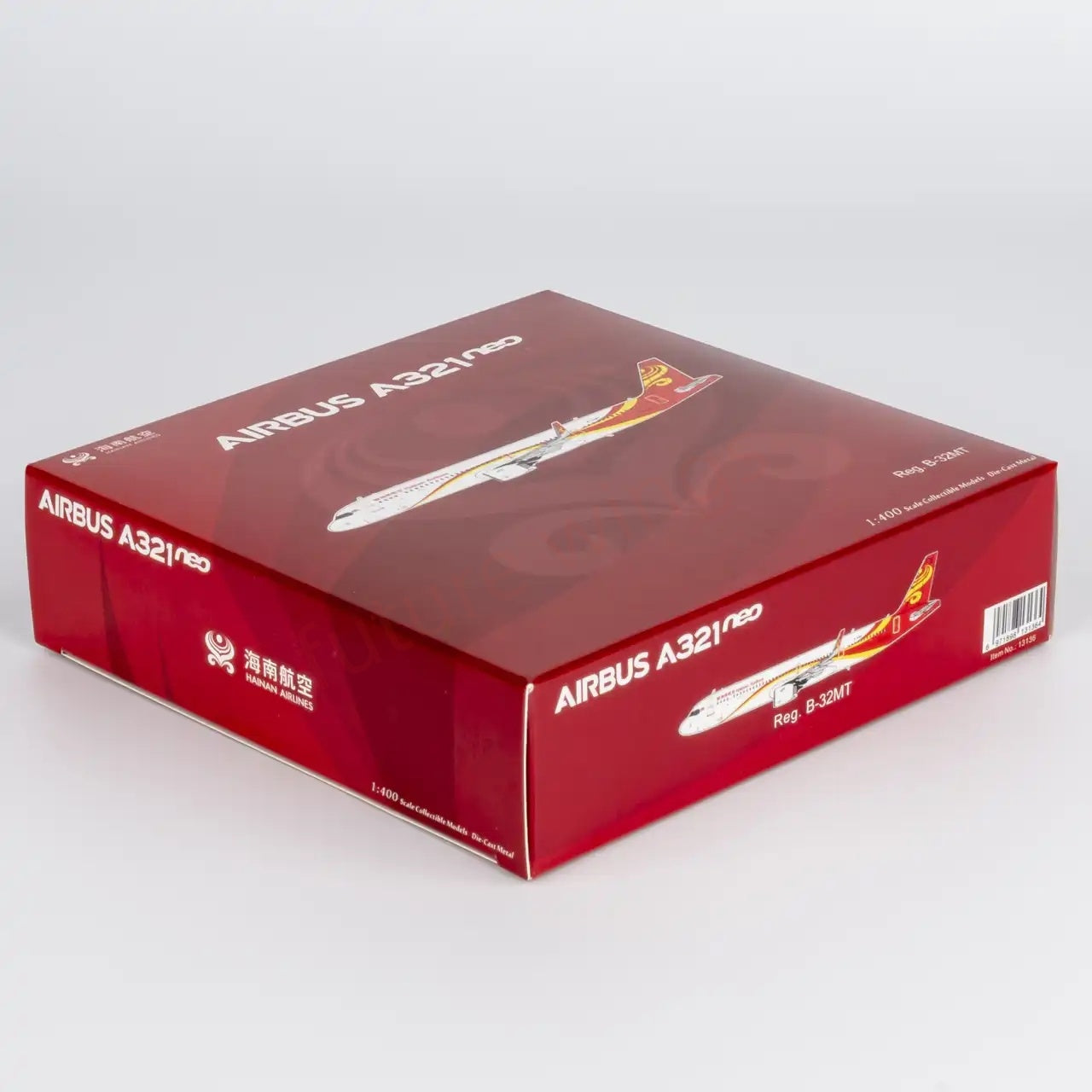 1:400 NG Models NG13136 Hainan Airlines A321neo B-32MT Aircraft Model+Free Tractor