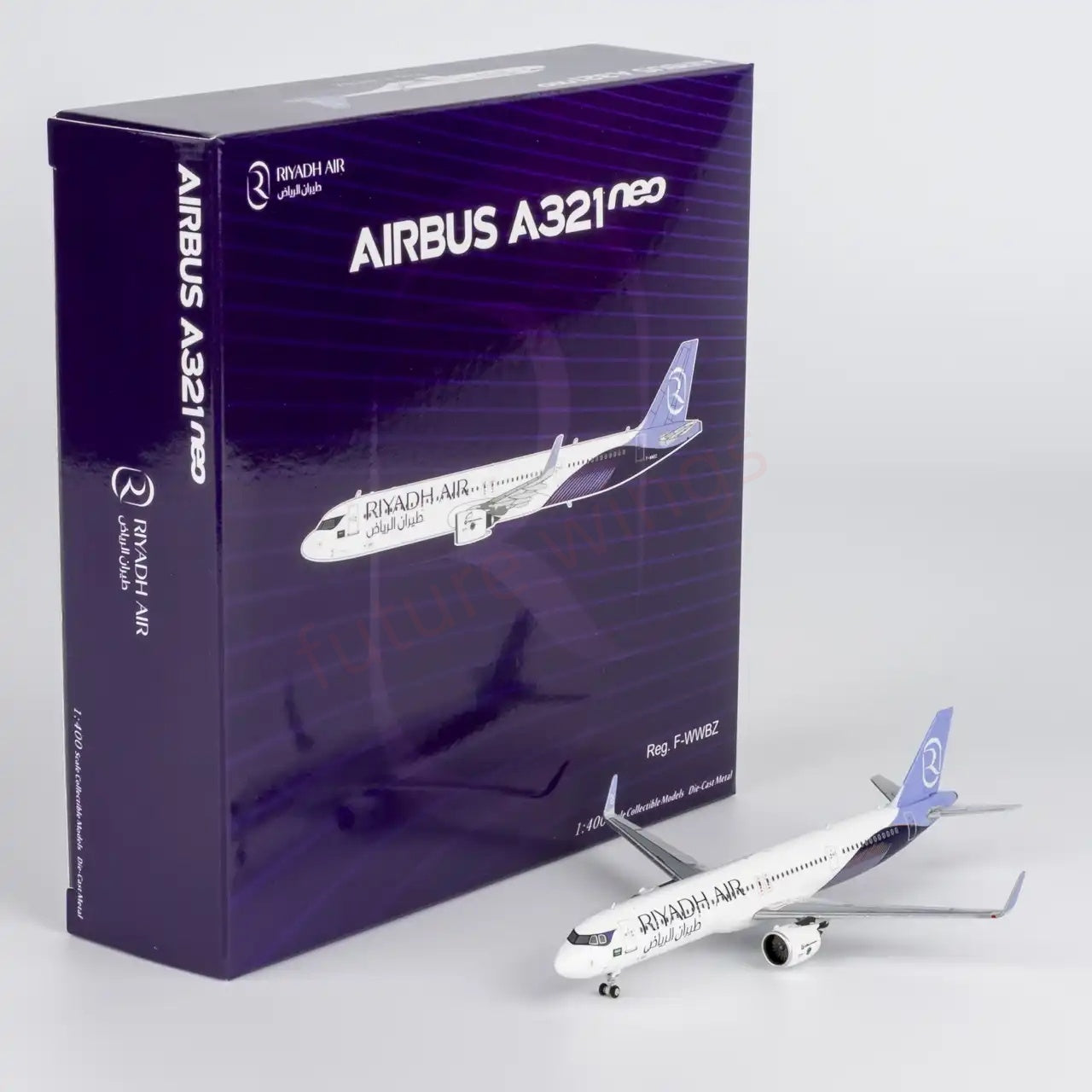 1:400 NG Models NG13137 Riyadh Air A321XLR F-WWBZ Aircraft Model+Free Tractor