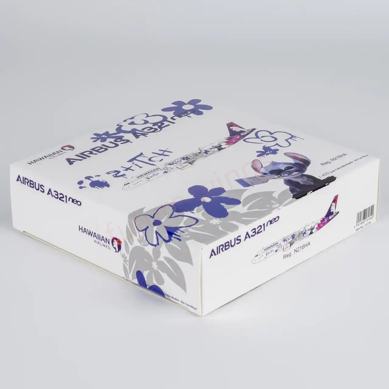 1:400 NG Models NG13134 Hawaiian Airlines A321neo N216HA Lilo & Stitch Aircraft Model+Free Tractor