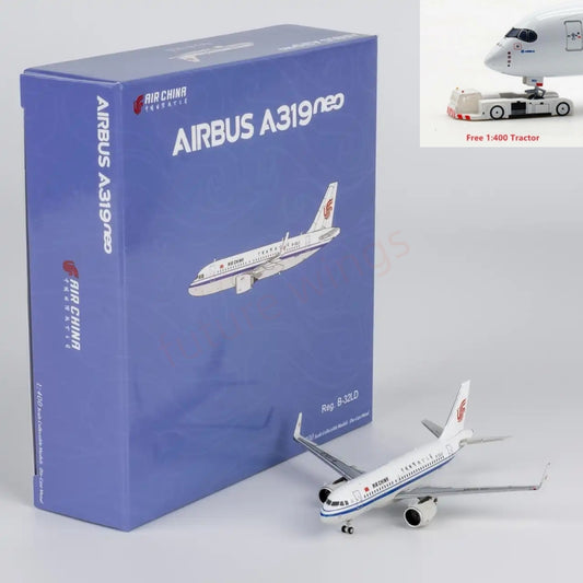 1:400 NG Models NG49037 Air China A319neo B-32LD Aircraft Model+Free Tractor