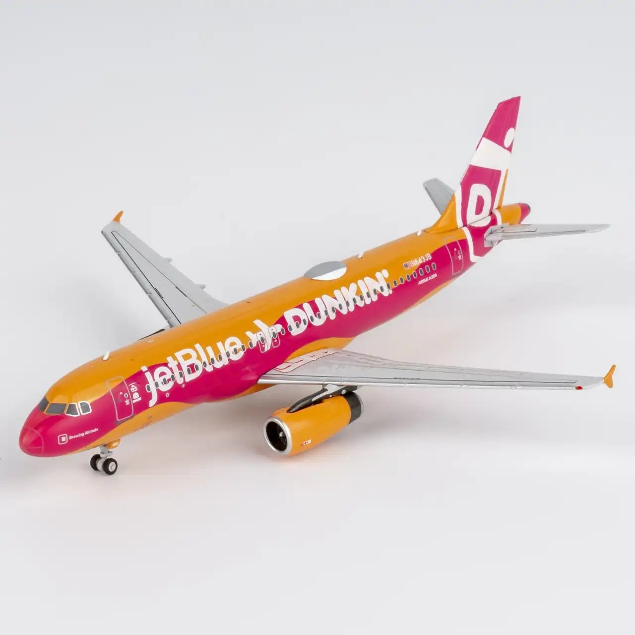 1:400 NG Models NG15061 JetBlue A320 N643JB Dunkin Aircraft Model+Free Tractor