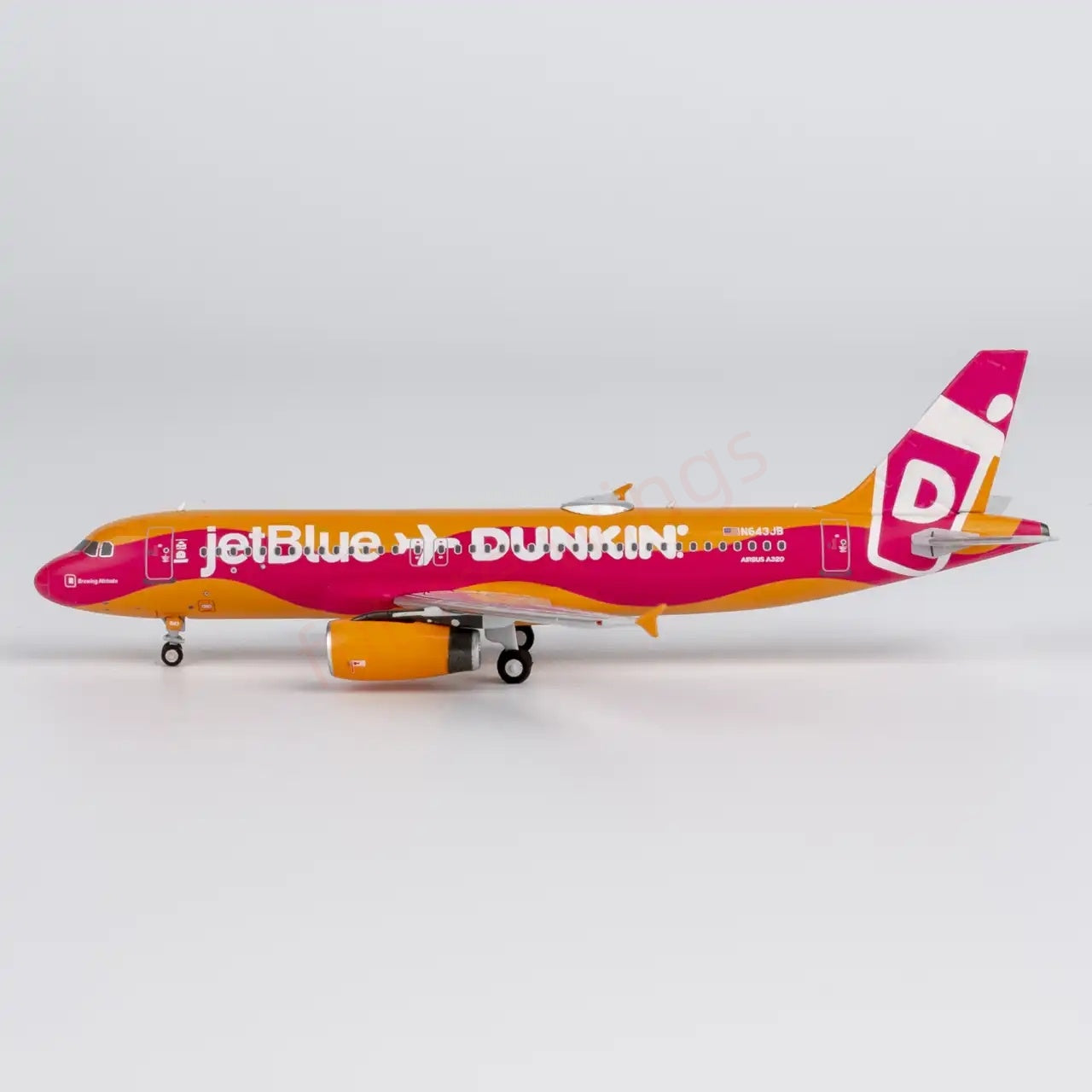 1:400 NG Models NG15061 JetBlue A320 N643JB Dunkin Aircraft Model+Free Tractor