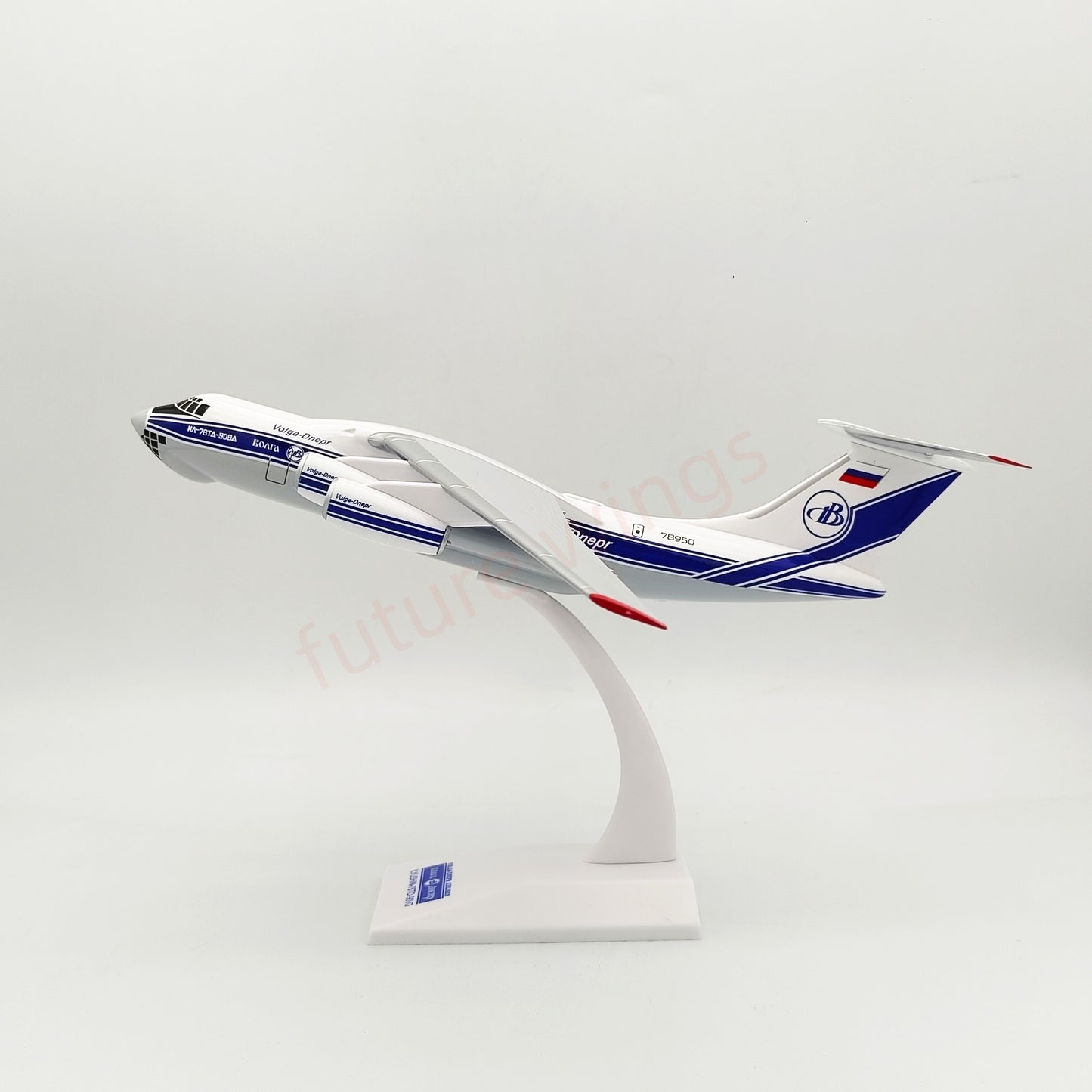 1:200 Aimo Wings Volga-Dnepr Ilyushin IL-76 Aircraft Model With Stand