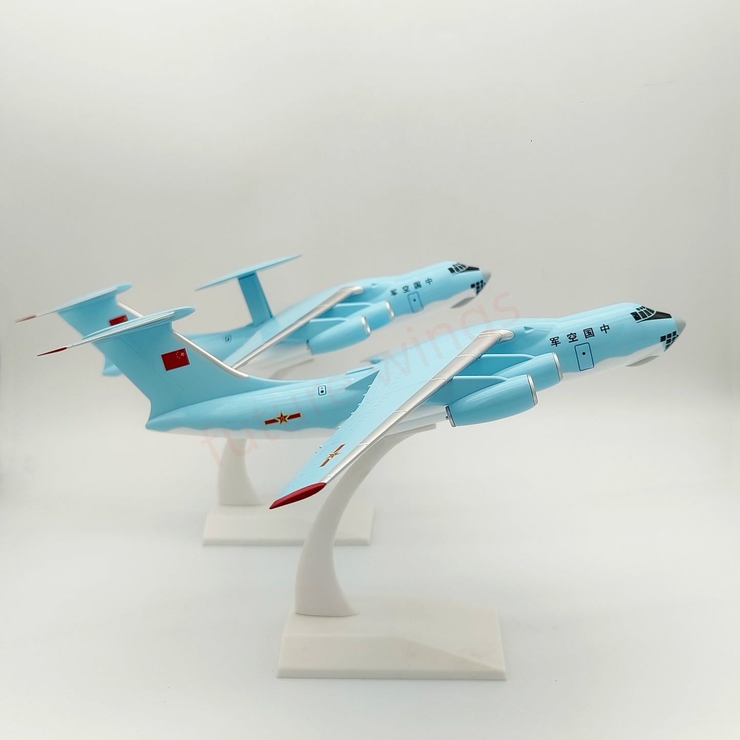 1:200 Aimo Wings China Air Force Ilyushin IL-76 Aircraft Model With Stand