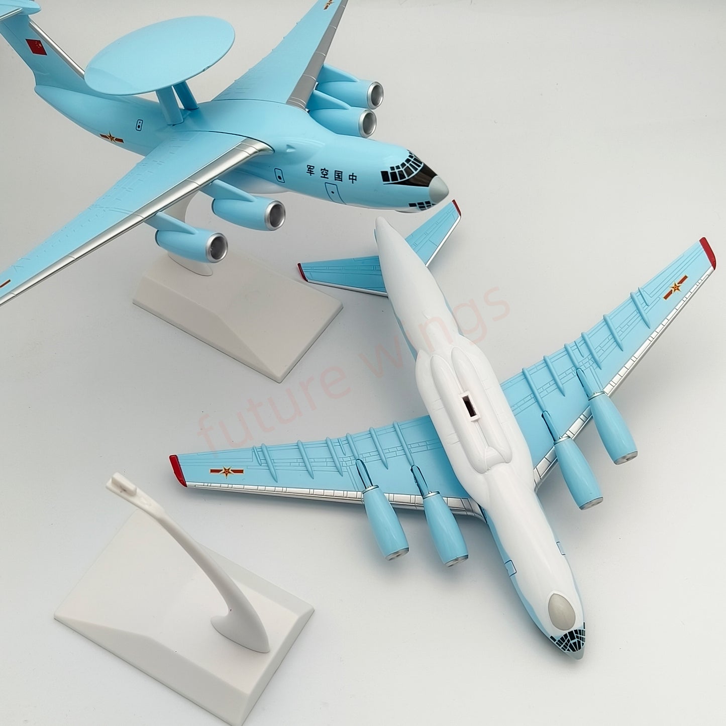 1:200 Aimo Wings China Air Force Ilyushin IL-76 Aircraft Model With Stand