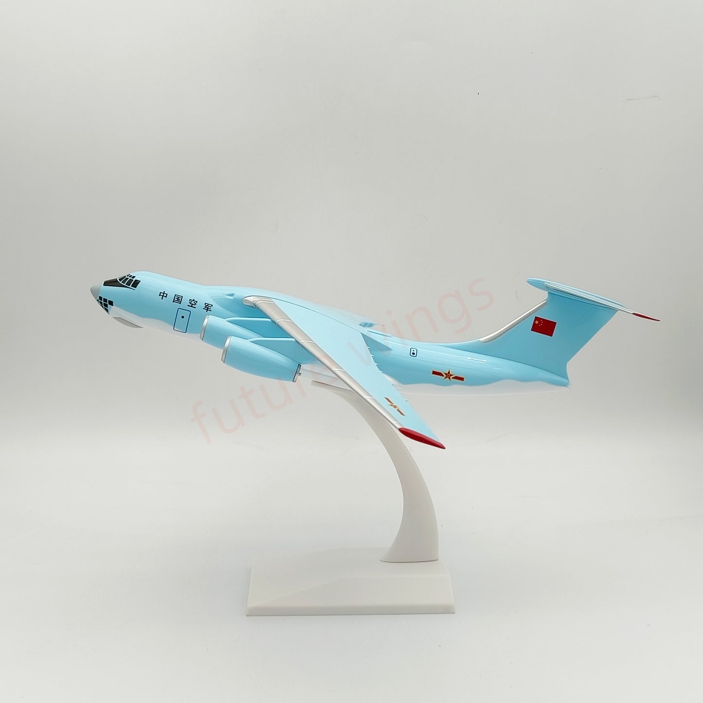 1:200 Aimo Wings China Air Force Ilyushin IL-76 Aircraft Model With Stand