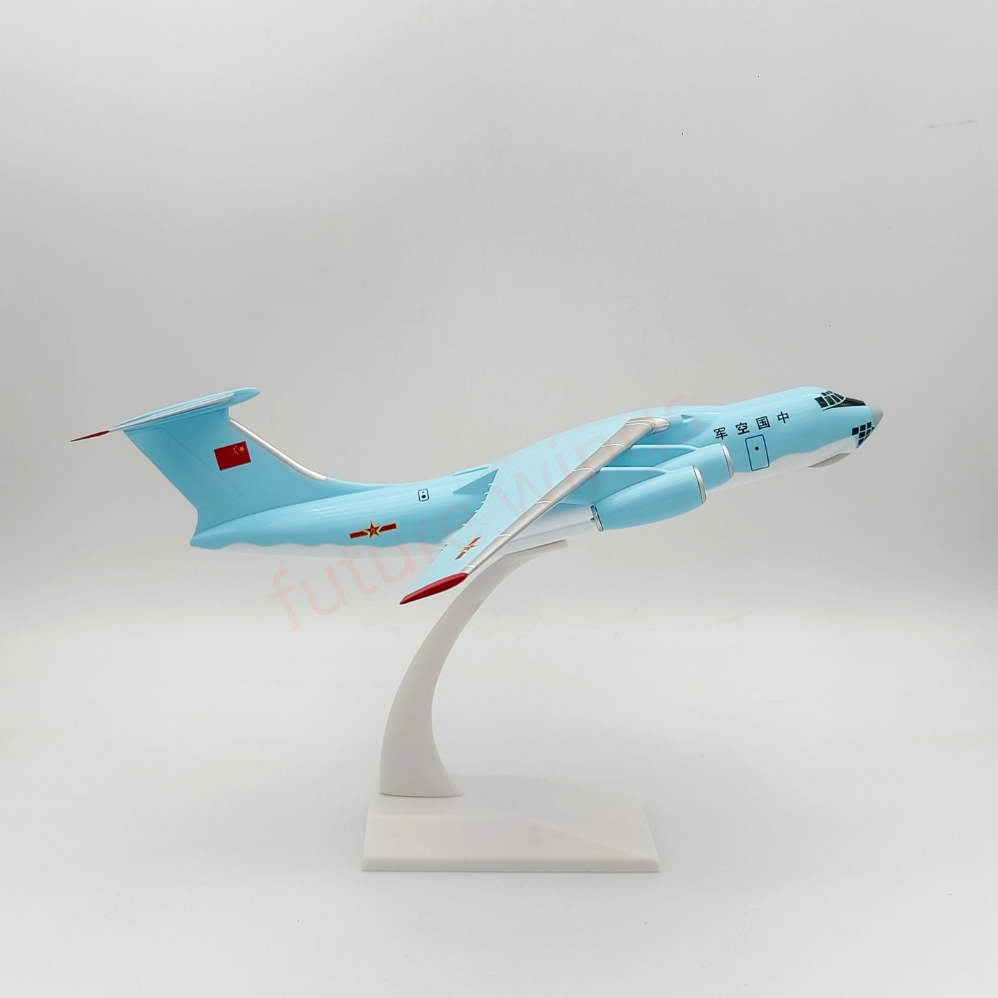 1:200 Aimo Wings China Air Force Ilyushin IL-76 Aircraft Model With Stand