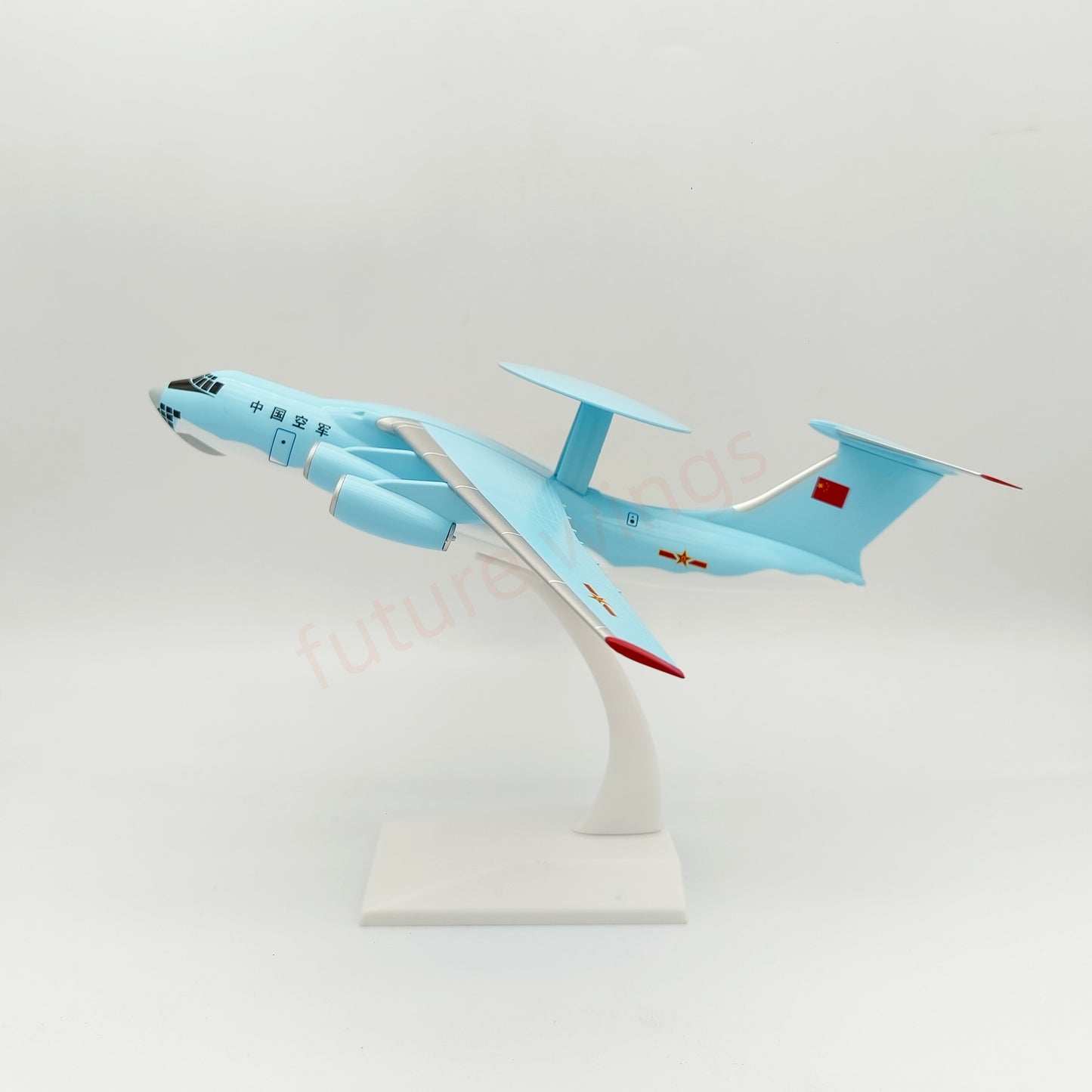 1:200 Aimo Wings China Air Force Ilyushin IL-76 Aircraft Model With Stand