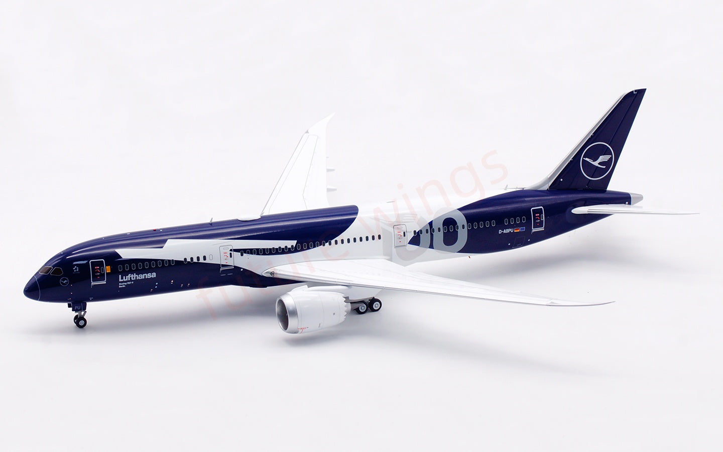 1:200 SQ Wings Lufthansa Airlines B787-9 D-ABPU "100Years" Diecast Aircraft Model