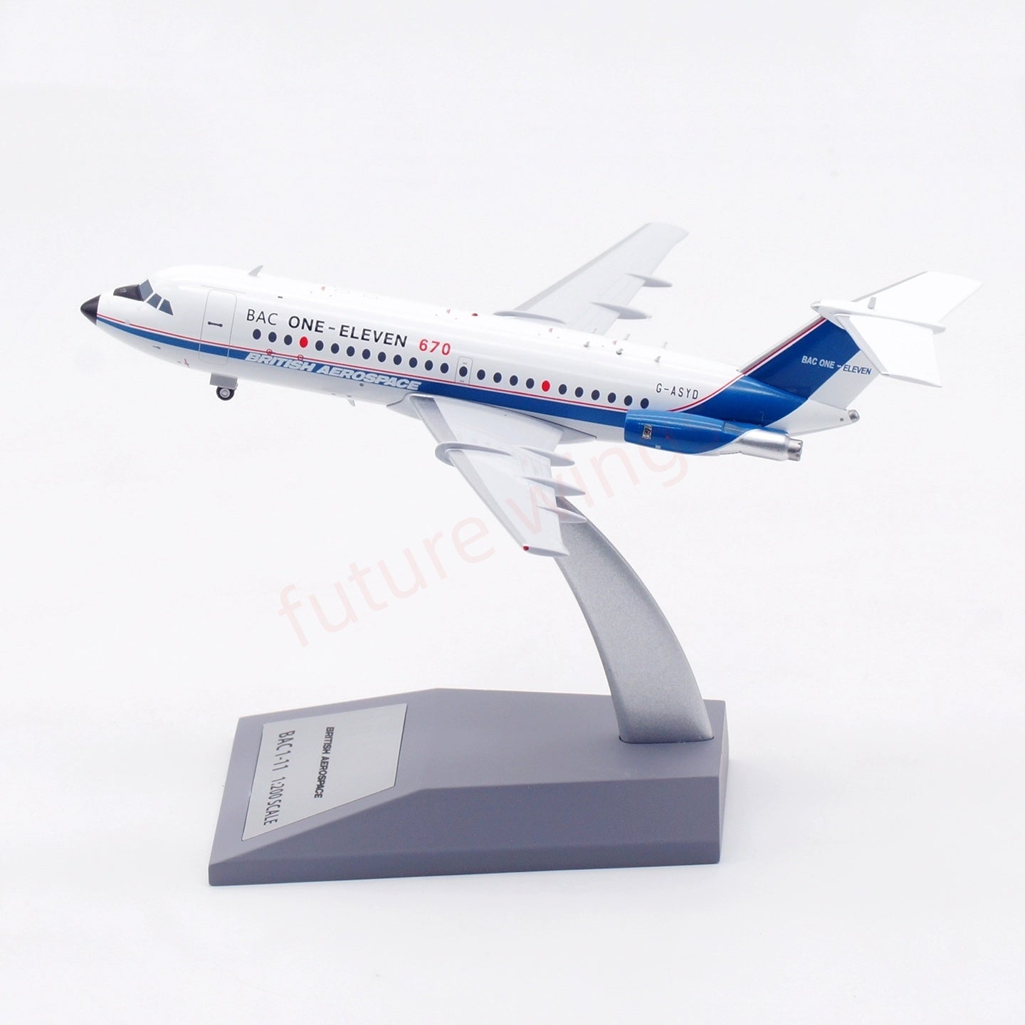 1:200 InFlight200 Birtish Aerospace BAC 111 G-ASYD Diecast Aircraft Model