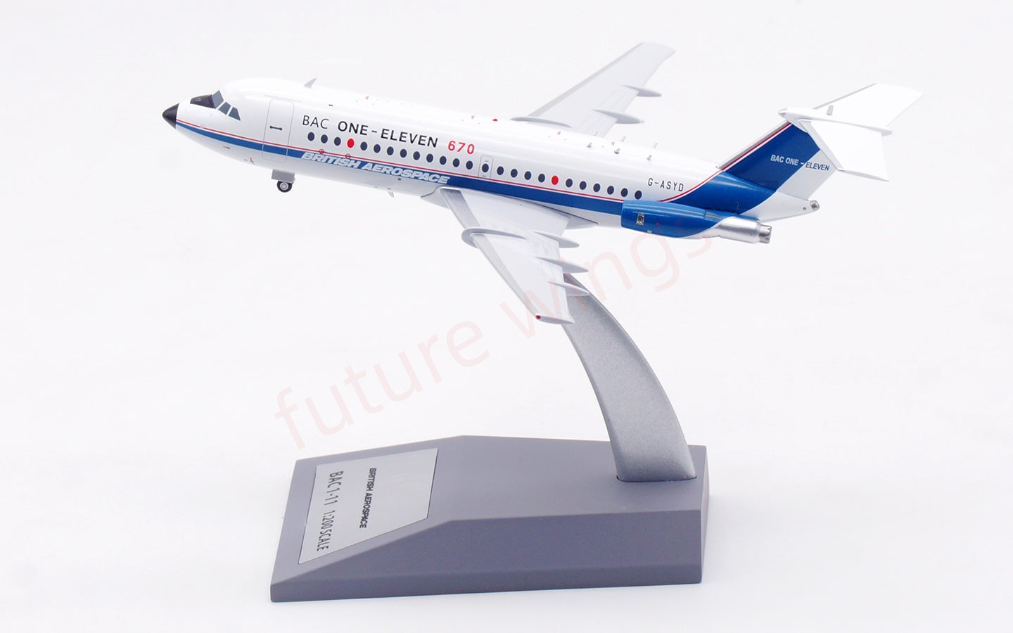 1:200 InFlight200 Birtish Aerospace BAC 111 G-ASYD Diecast Aircraft Model