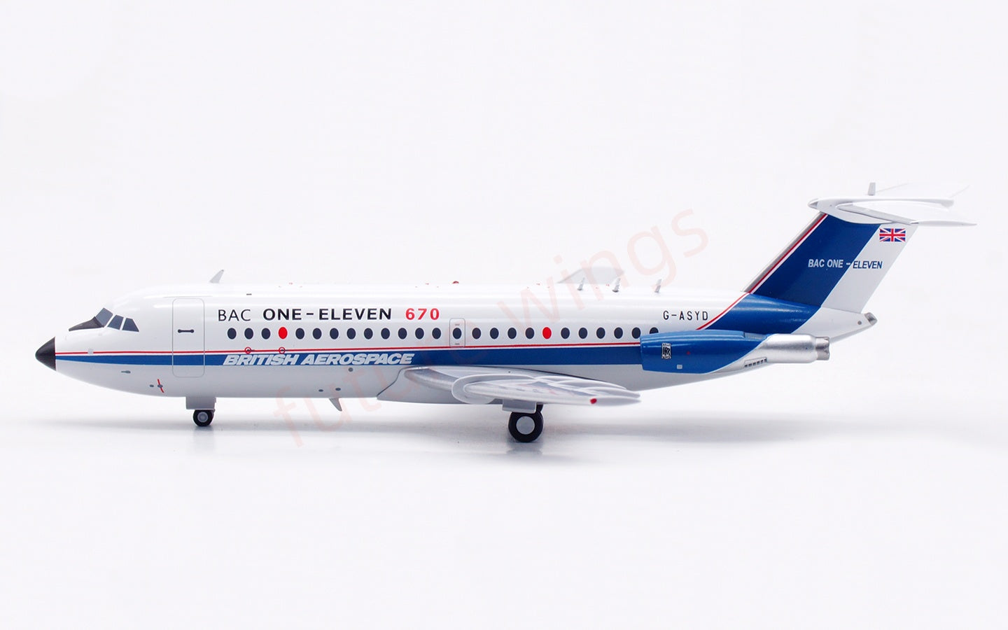 1:200 InFlight200 Birtish Aerospace BAC 111 G-ASYD Diecast Aircraft Model