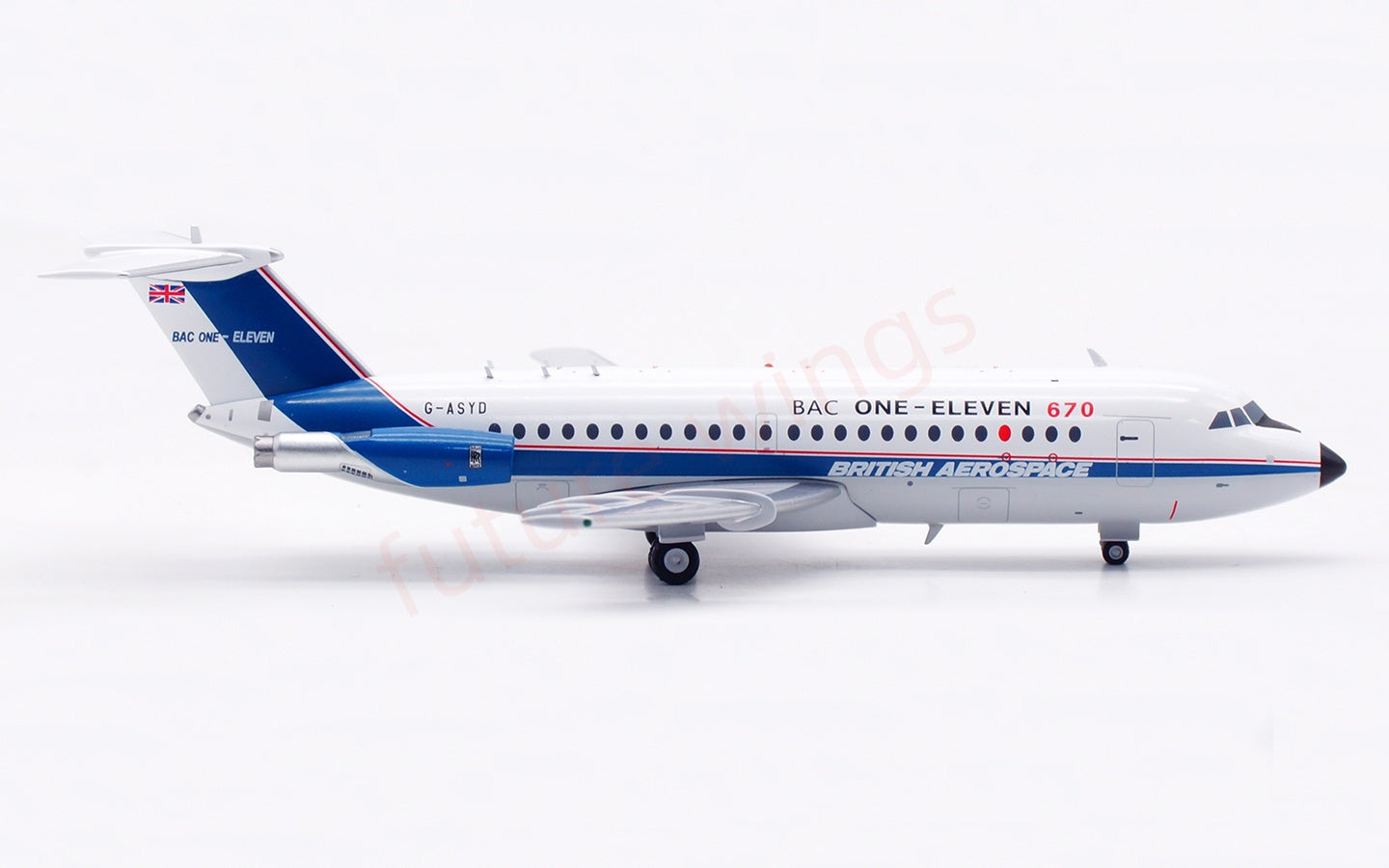 1:200 InFlight200 Birtish Aerospace BAC 111 G-ASYD Diecast Aircraft Model