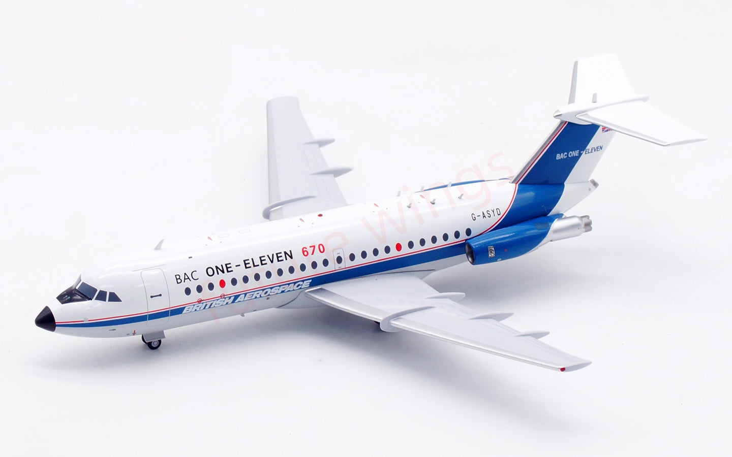 1:200 InFlight200 Birtish Aerospace BAC 111 G-ASYD Diecast Aircraft Model