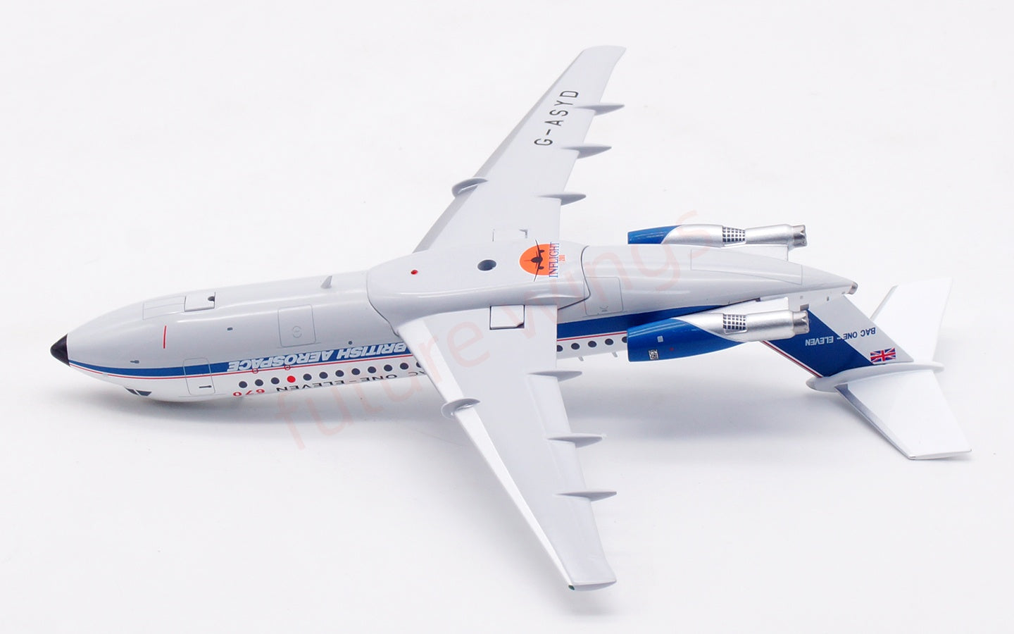 1:200 InFlight200 Birtish Aerospace BAC 111 G-ASYD Diecast Aircraft Model
