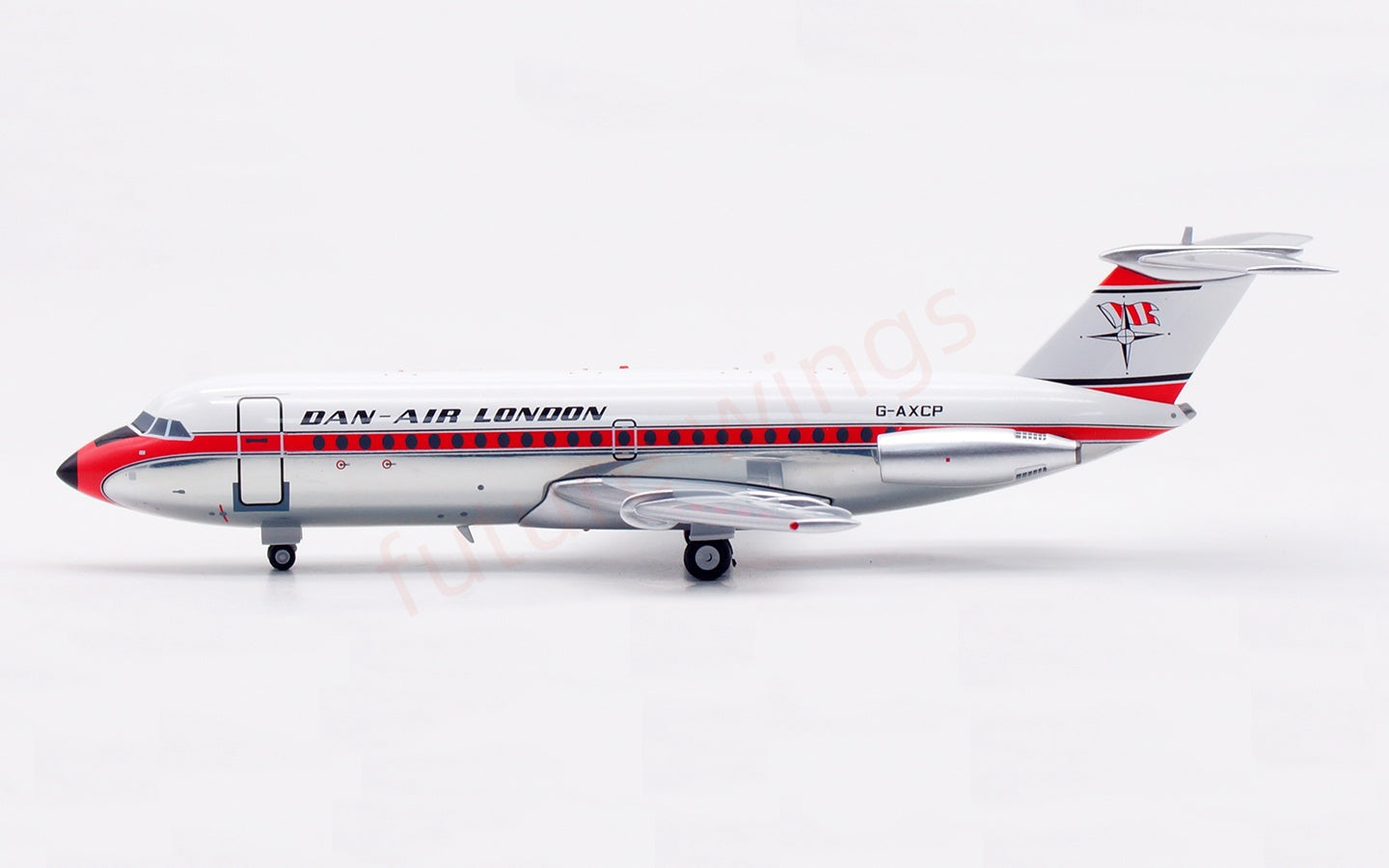 1:200 InFlight200 Dan Air-London BAC 111 G-AXCP Diecast Aircraft Model