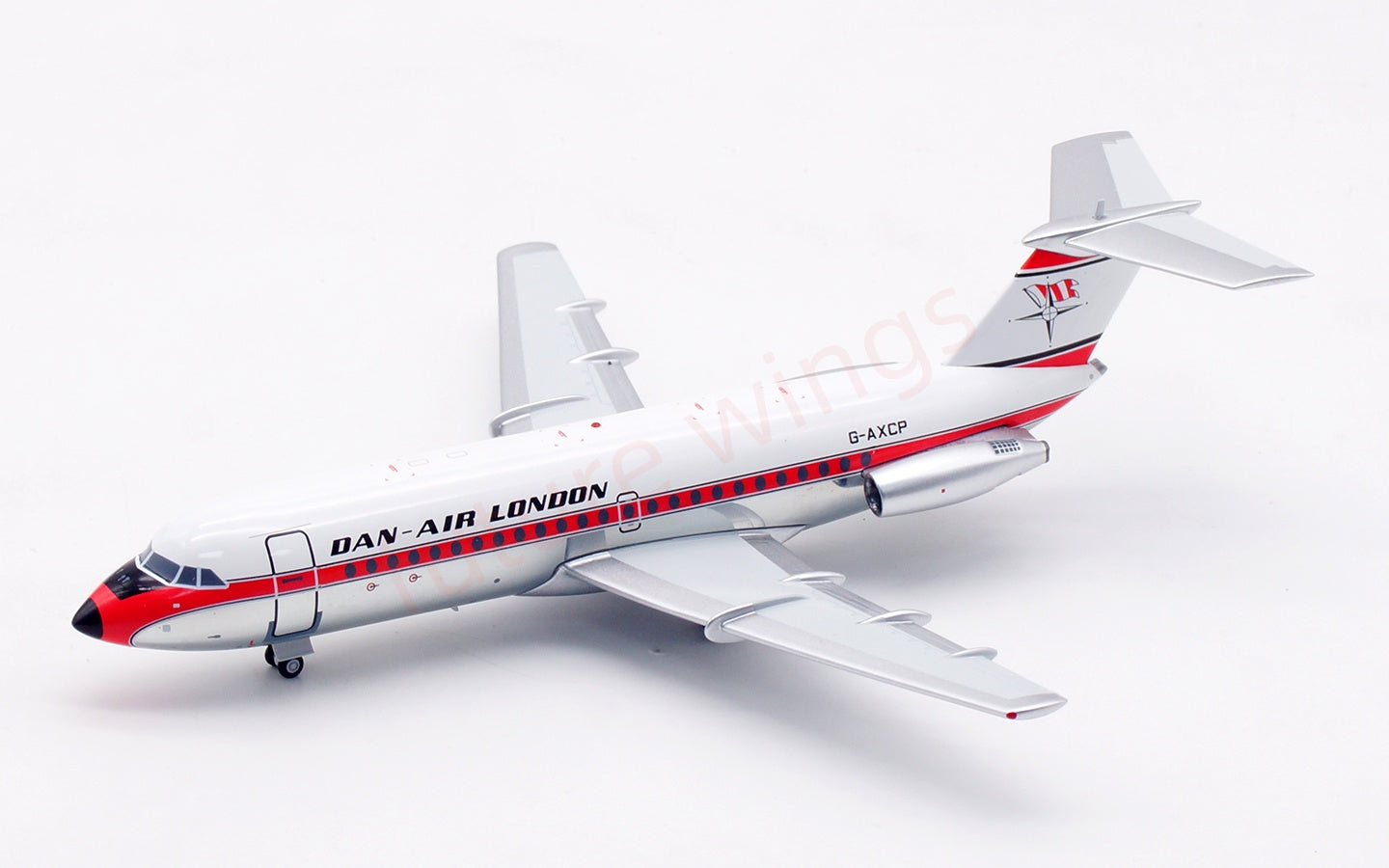 1:200 InFlight200 Dan Air-London BAC 111 G-AXCP Diecast Aircraft Model