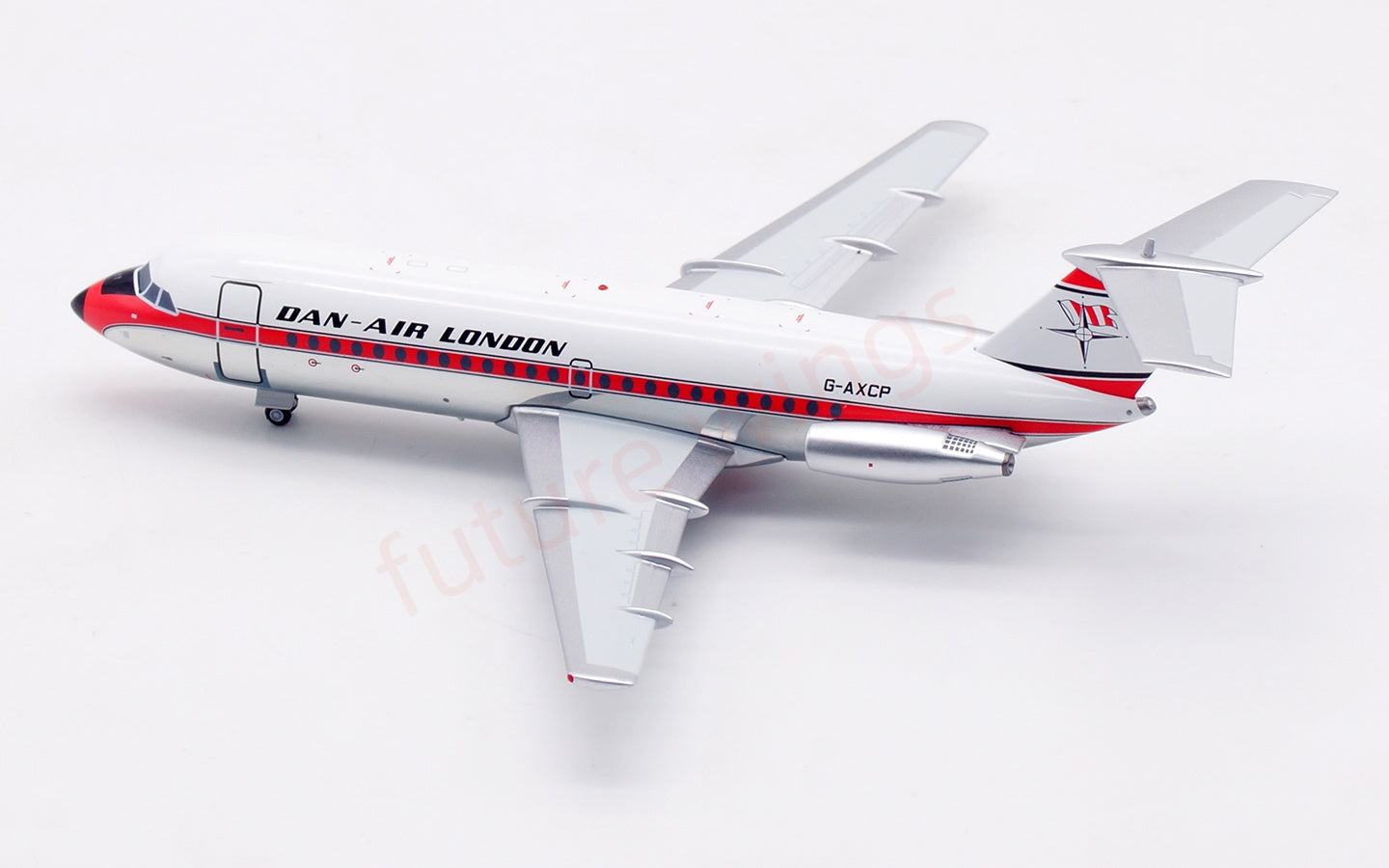 1:200 InFlight200 Dan Air-London BAC 111 G-AXCP Diecast Aircraft Model