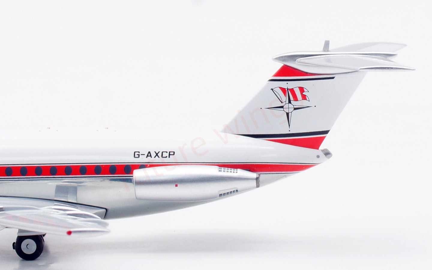 1:200 InFlight200 Dan Air-London BAC 111 G-AXCP Diecast Aircraft Model