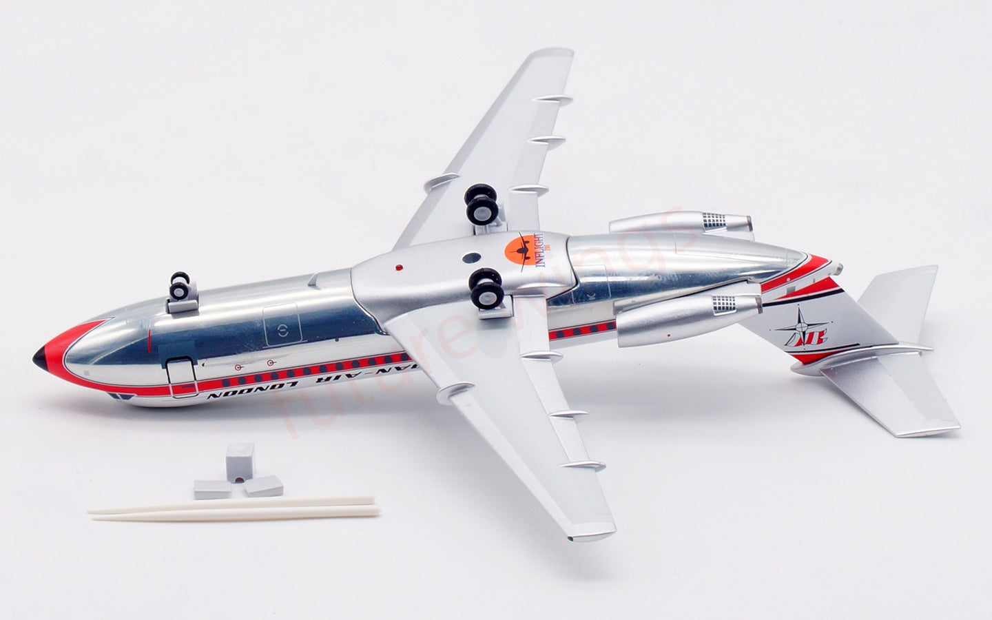 1:200 InFlight200 Dan Air-London BAC 111 G-AXCP Diecast Aircraft Model