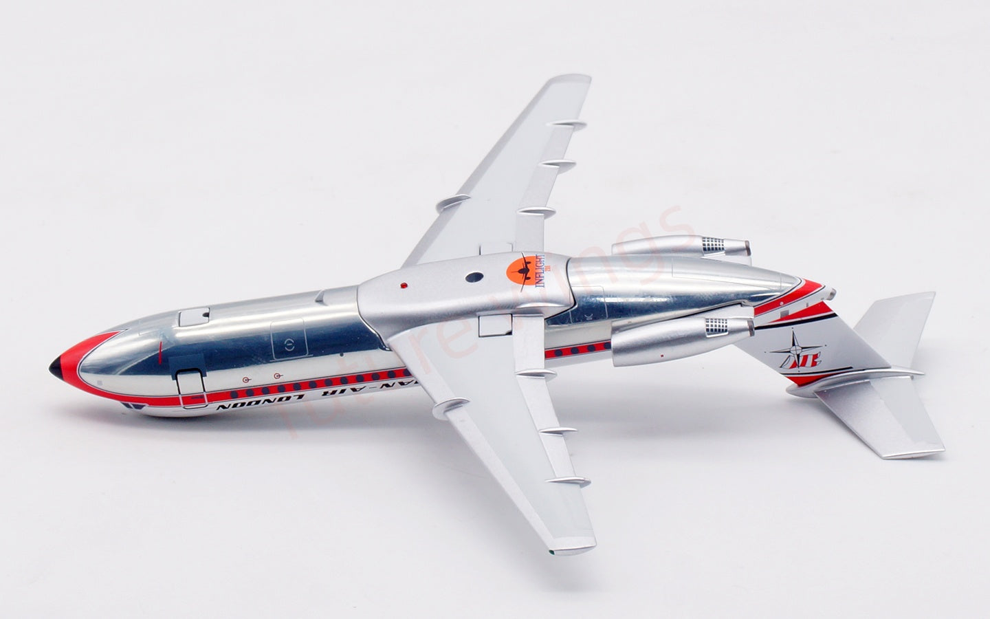 1:200 InFlight200 Dan Air-London BAC 111 G-AXCP Diecast Aircraft Model