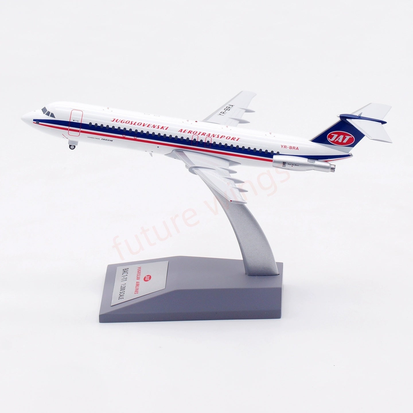 1:200 InFlight200 JAT Airways BAC 111 YR-BRA Diecast Aircraft Model