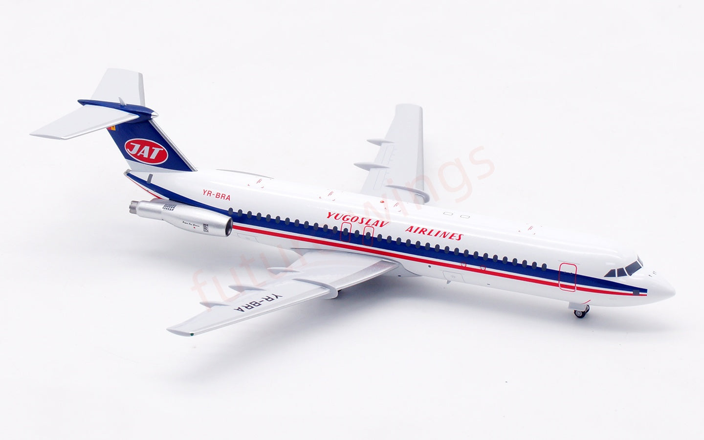 1:200 InFlight200 JAT Airways BAC 111 YR-BRA Diecast Aircraft Model
