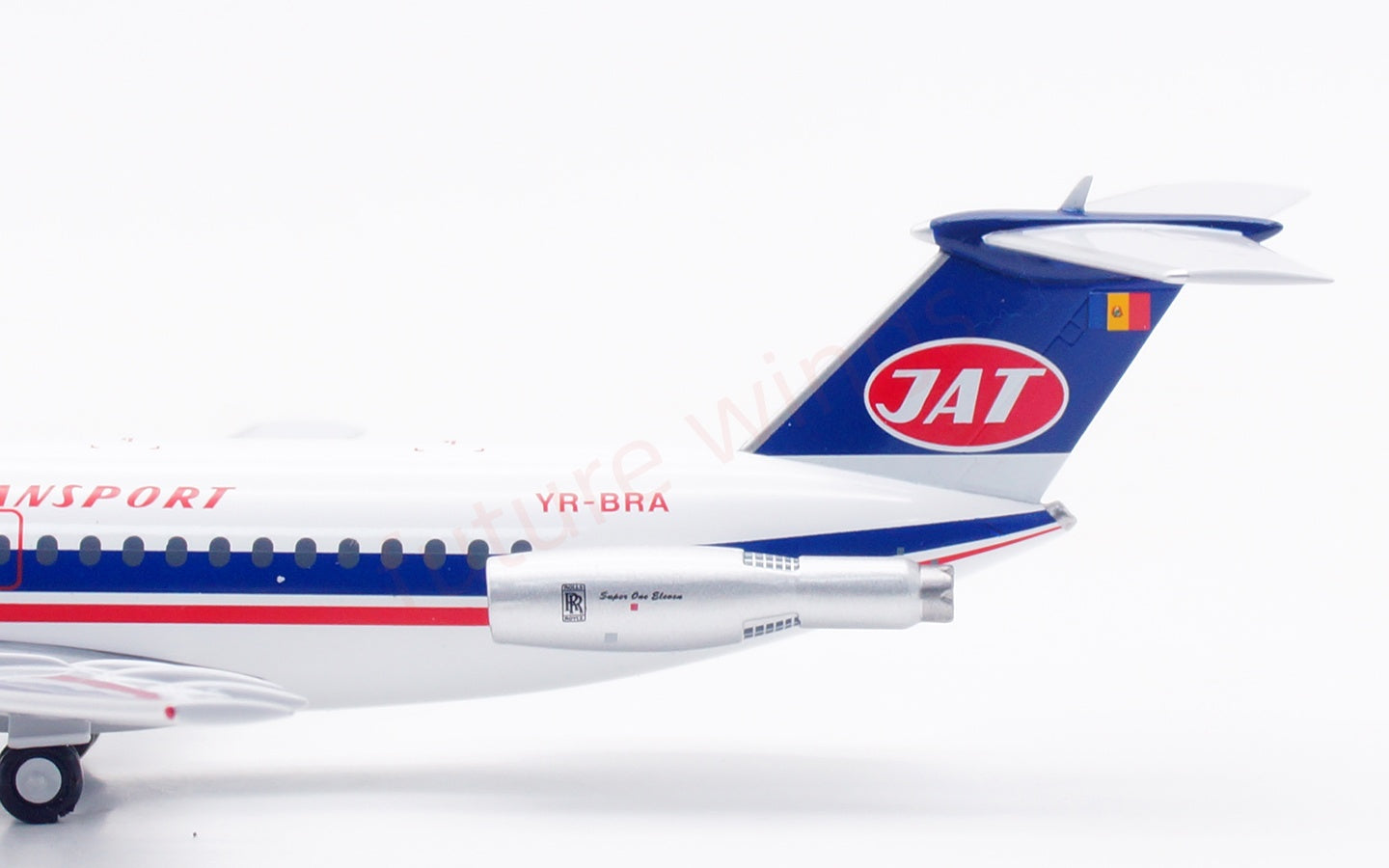 1:200 InFlight200 JAT Airways BAC 111 YR-BRA Diecast Aircraft Model