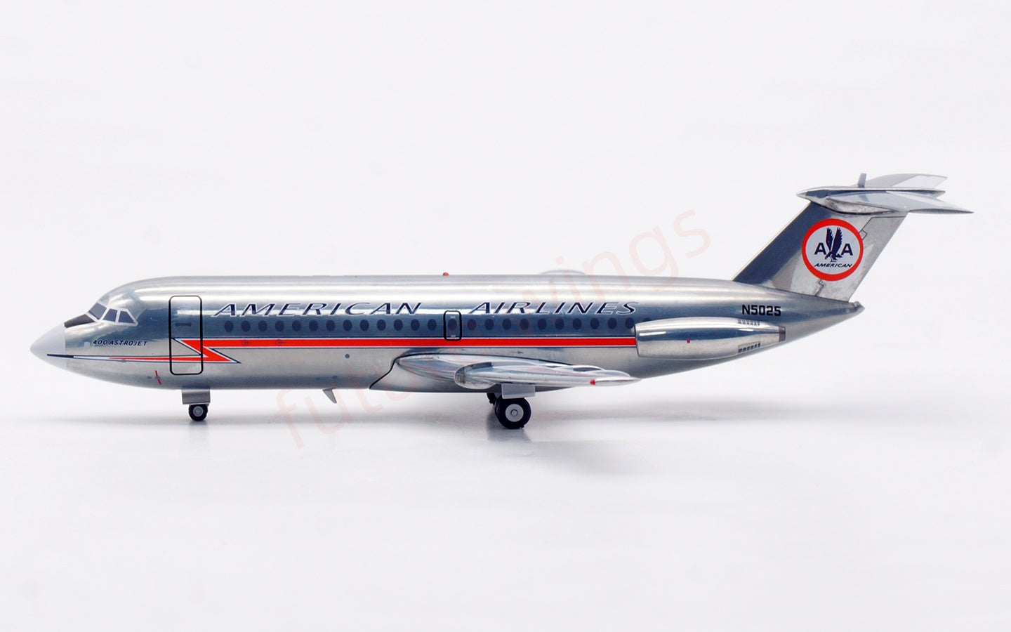 1:200 InFlight200 Amercian Airlines BAC 111 N5025 "Polished"Diecast Aircraft Model
