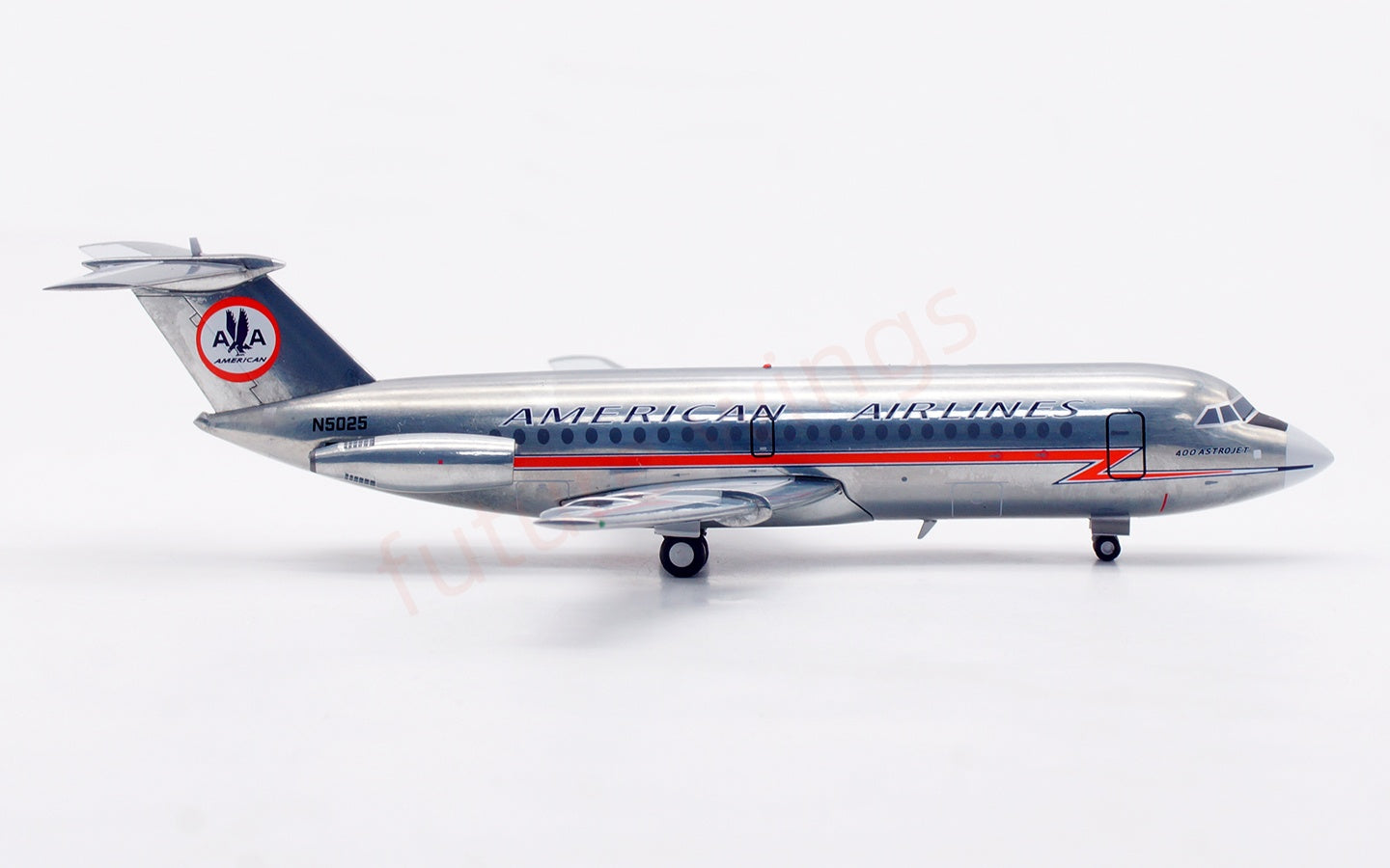 1:200 InFlight200 Amercian Airlines BAC 111 N5025 "Polished"Diecast Aircraft Model