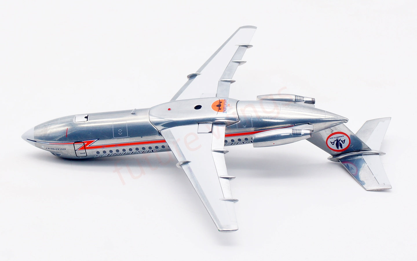 1:200 InFlight200 Amercian Airlines BAC 111 N5025 "Polished"Diecast Aircraft Model