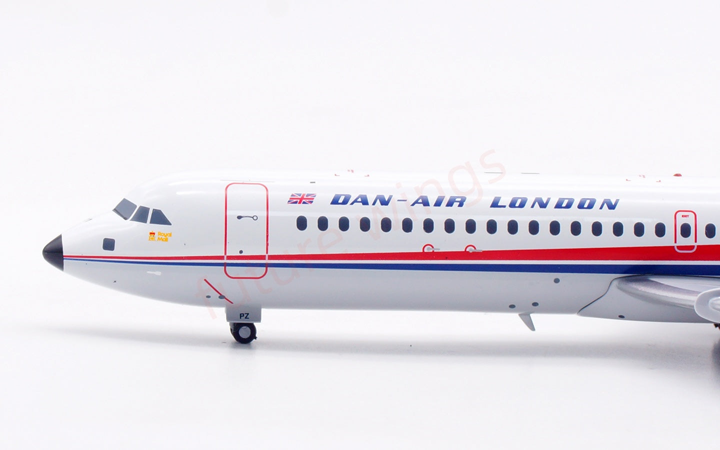 1:200 InFlight200 Dan Air-London BAC 111 G-AZPZ Diecast Aircraft Model