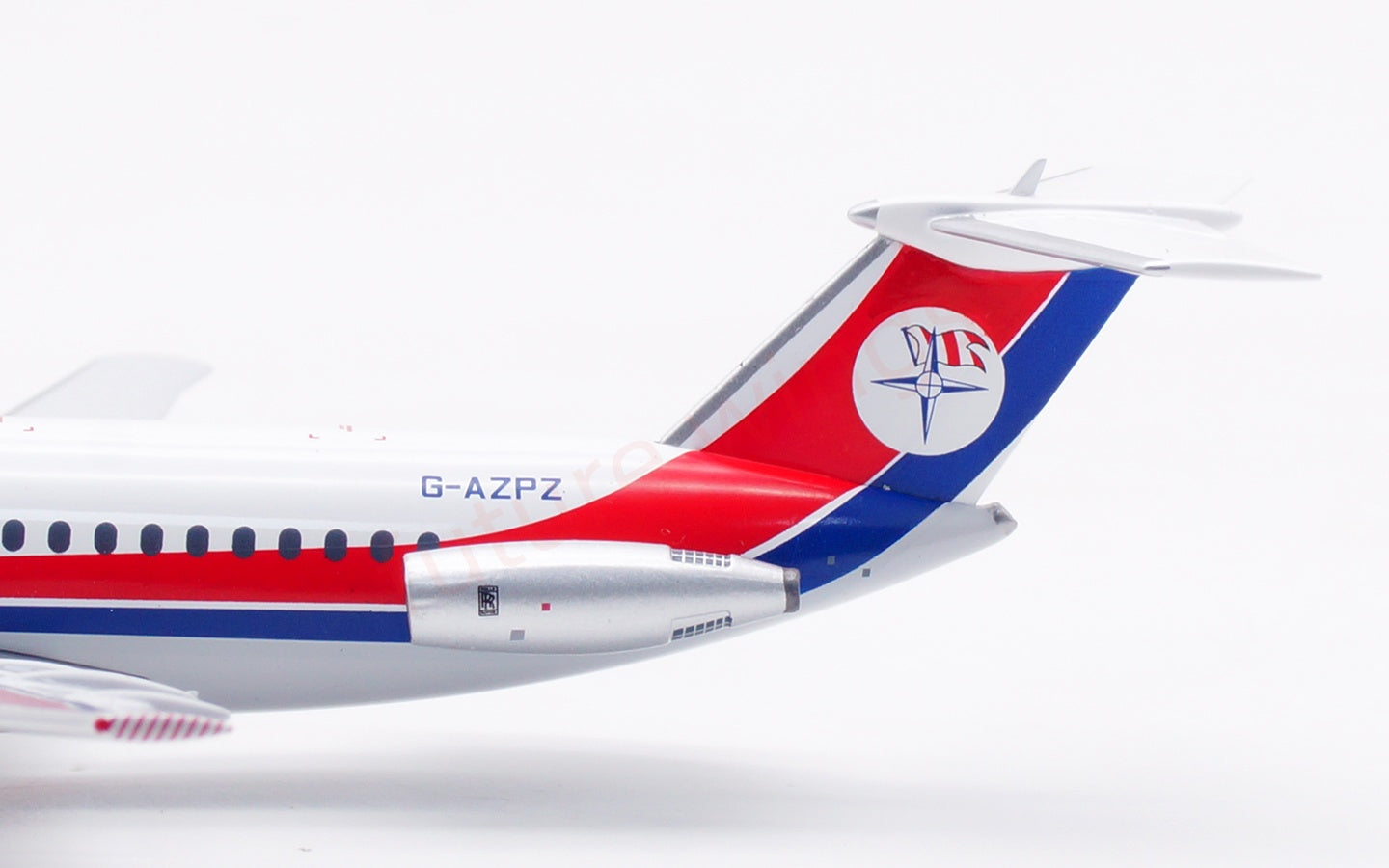 1:200 InFlight200 Dan Air-London BAC 111 G-AZPZ Diecast Aircraft Model