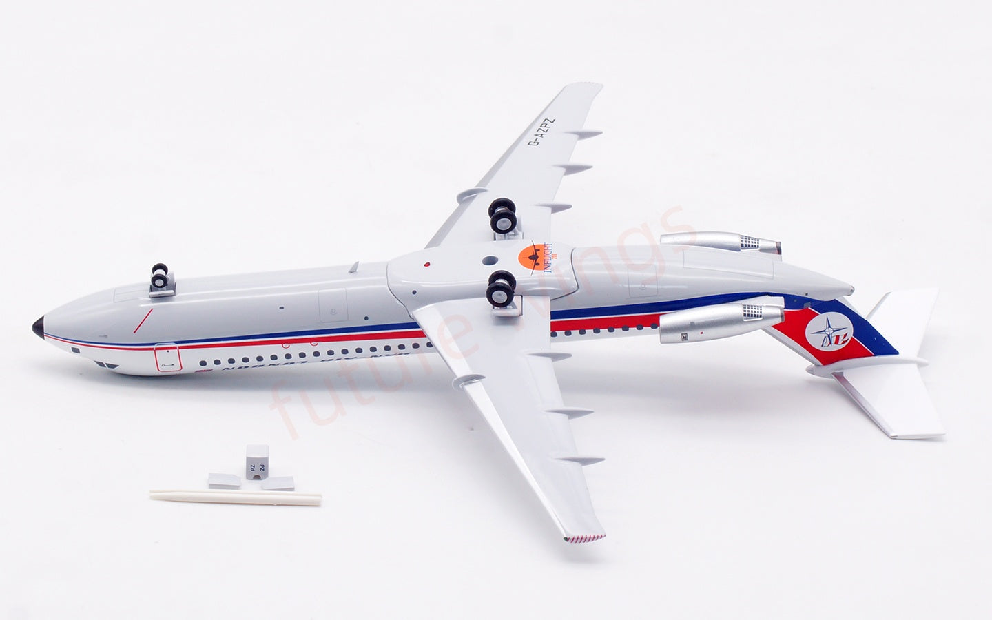 1:200 InFlight200 Dan Air-London BAC 111 G-AZPZ Diecast Aircraft Model
