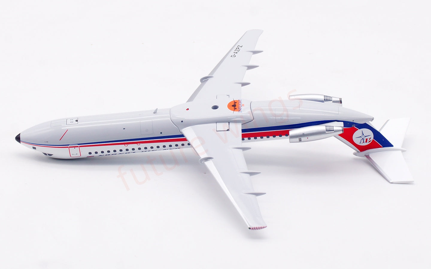 1:200 InFlight200 Dan Air-London BAC 111 G-AZPZ Diecast Aircraft Model