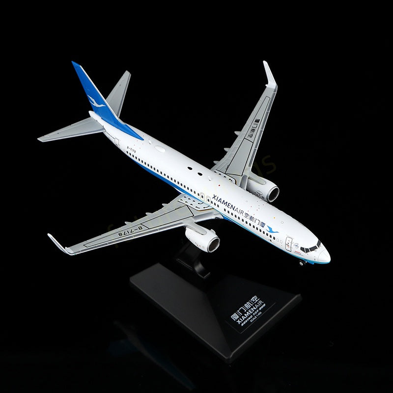 1:400 YY Wings Xiamen Air B737-800 B-7178 Aircraft Model Free Tractor+Stand