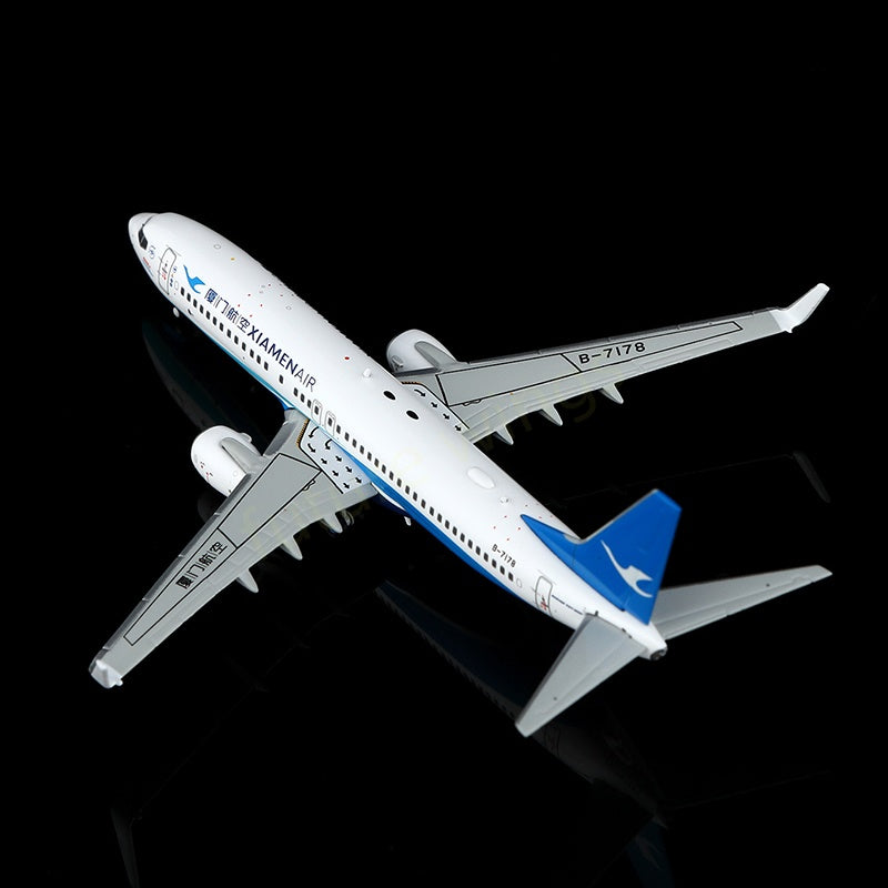 1:400 YY Wings Xiamen Air B737-800 B-7178 Aircraft Model Free Tractor+Stand