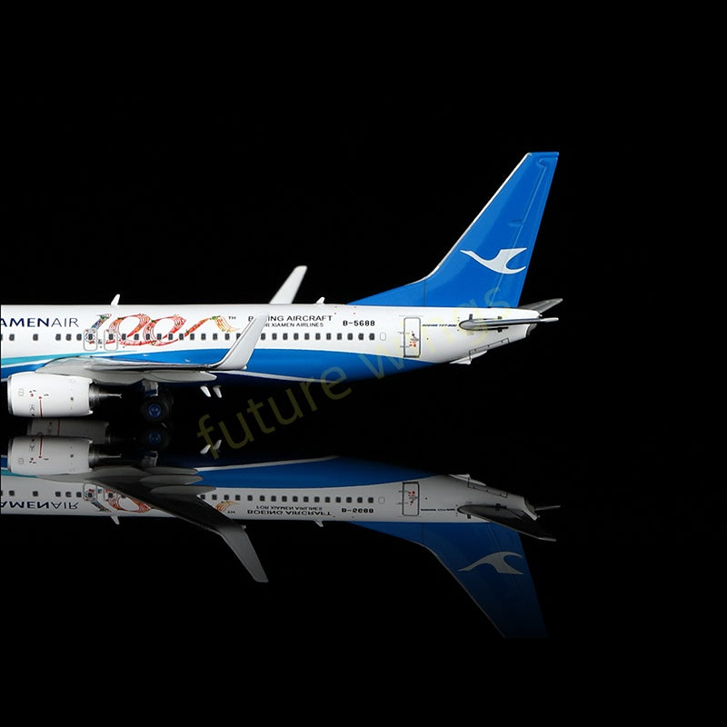 1:400 YY Wings Xiamen Air B737-800 B-5688 Aircraft Model Free Tractor+Stand