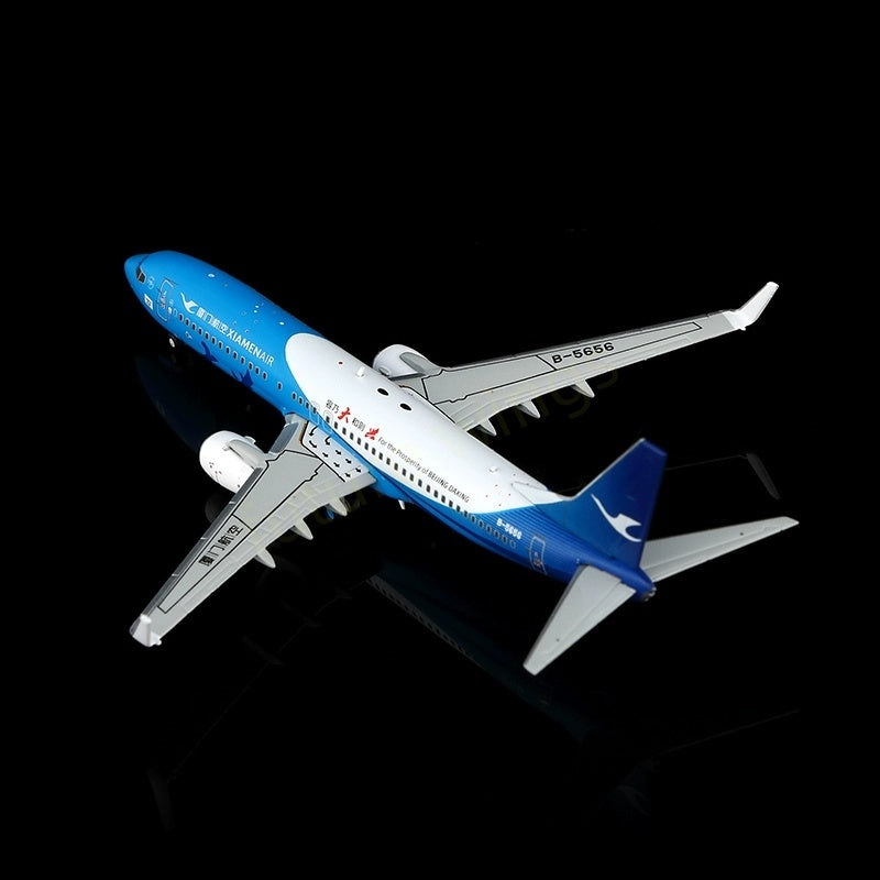 1:400 YY Wings Xiamen Air B737-800 B-5656 Aircraft Model Free Tractor+Stand