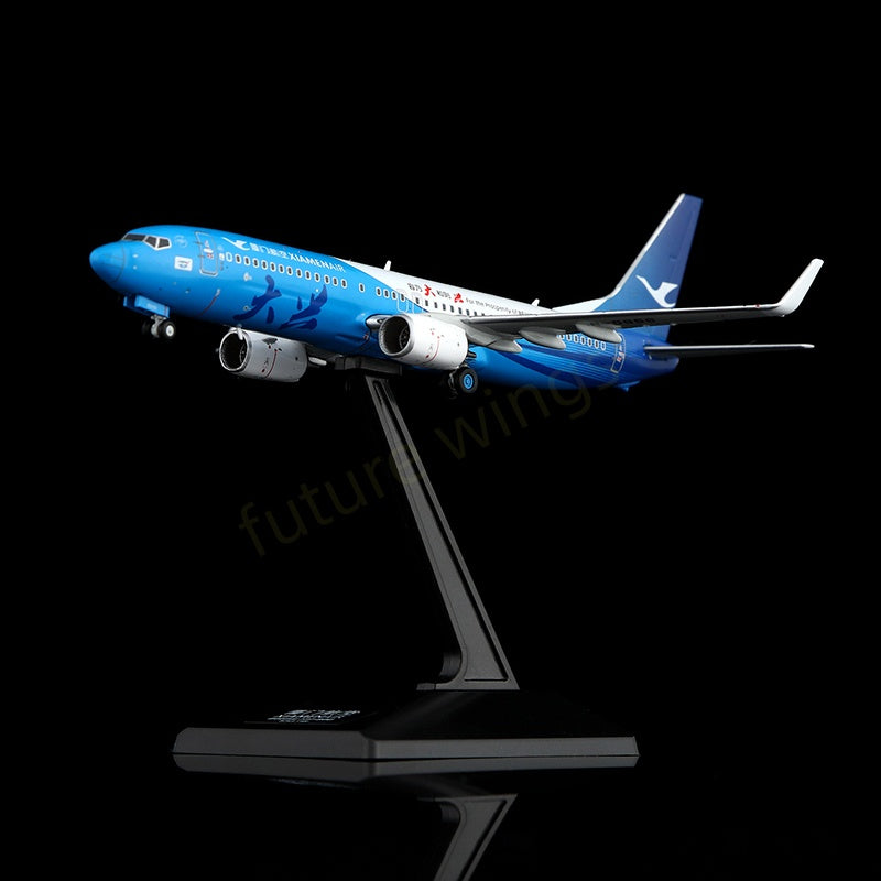1:400 YY Wings Xiamen Air B737-800 B-5656 Aircraft Model Free Tractor+Stand